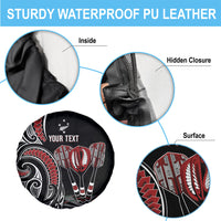 New Zealand Darts Personalized Hei Manaia Spare Tire Cover Classic Kowhaiwhai