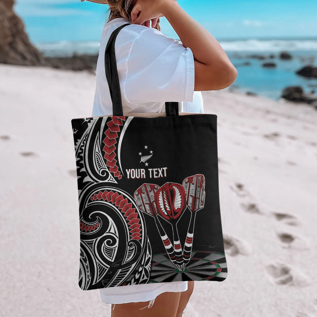 New Zealand Darts Personalized Hei Manaia Tote Bag Classic Kowhaiwhai