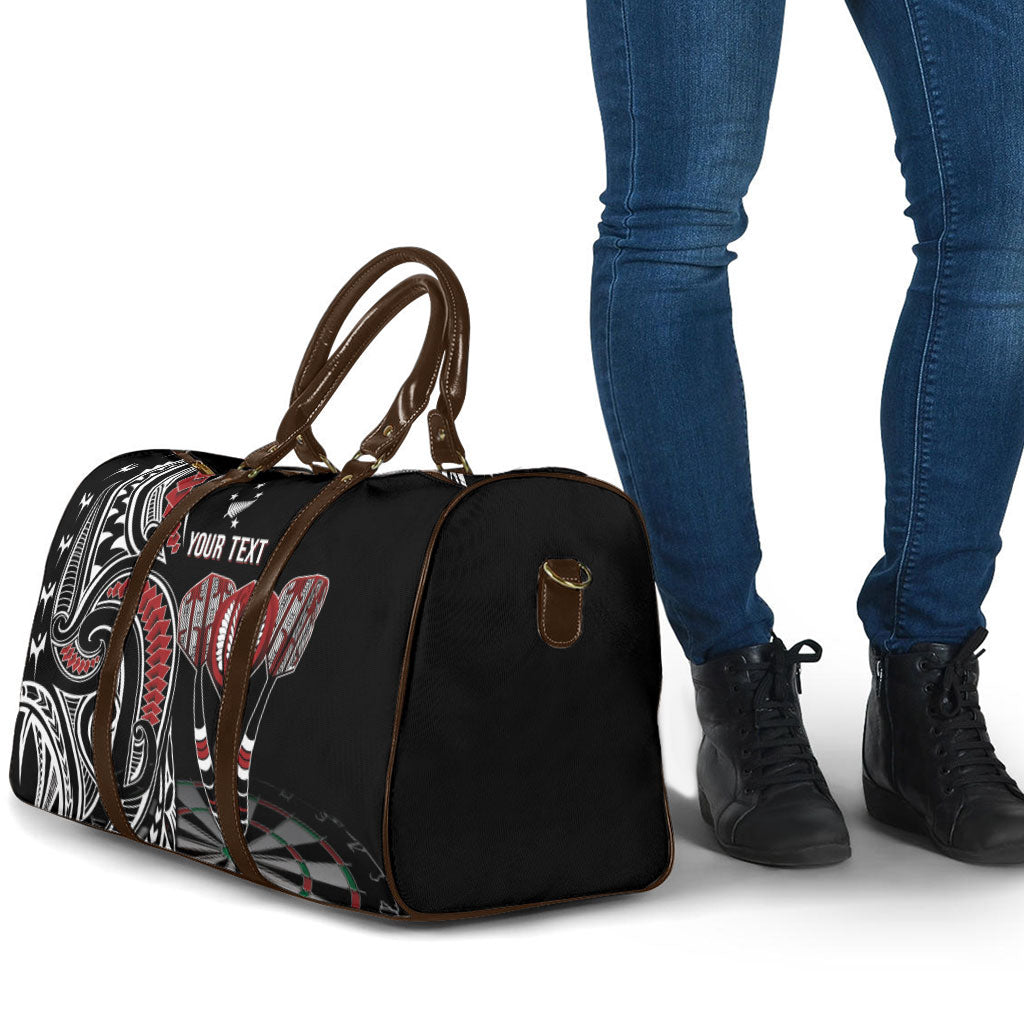 New Zealand Darts Personalized Hei Manaia Travel Bag Classic Kowhaiwhai
