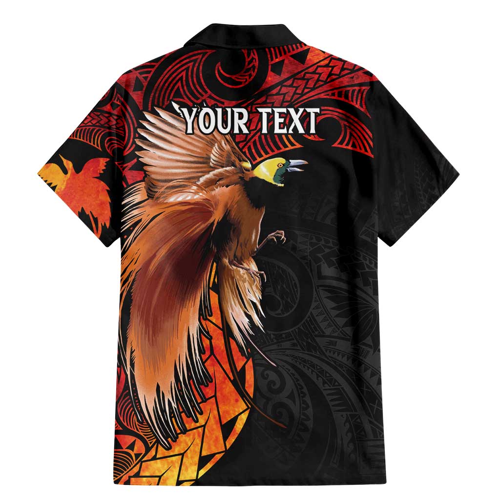 Papua New Guinea Personalised Family Matching Mermaid Dress and Hawaiian Shirt Grunge Style 49th Independence Anni LT7 - Polynesian Pride