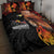 Papua New Guinea Quilt Bed Set Grunge Style 49th Independence Anni