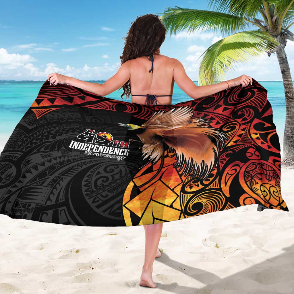 Papua New Guinea Sarong Grunge Style 49th Independence Anni LT7 - Polynesian Pride