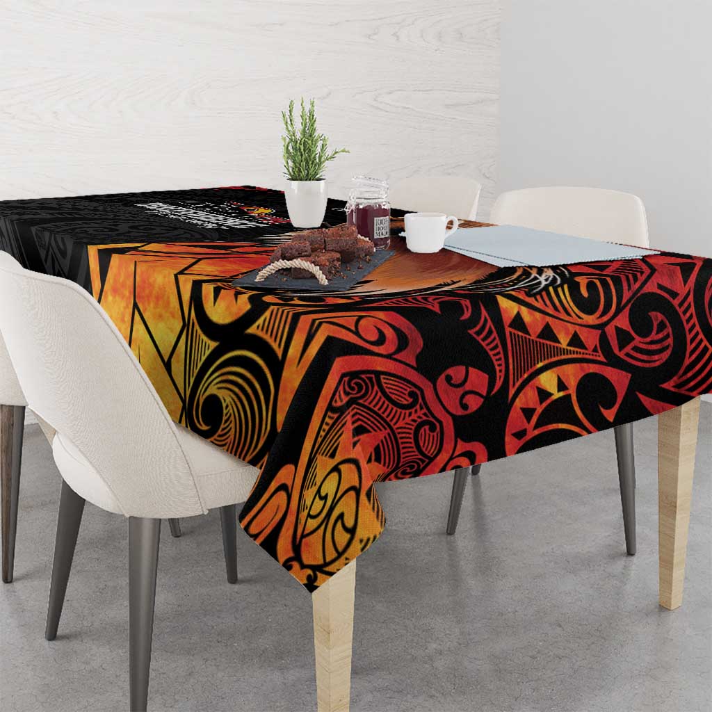 Papua New Guinea Tablecloth Grunge Style 49th Independence Anni LT7 - Polynesian Pride