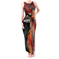 Papua New Guinea Personalised Tank Maxi Dress Grunge Style 49th Independence Anni
