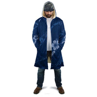 Aloha Hawaii Floral Tapa Cloak Patchwork Navy - Polynesian Pride