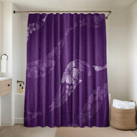 Aloha Hawaii Floral Tapa Bathroom Set Patchwork Violet - Polynesian Pride