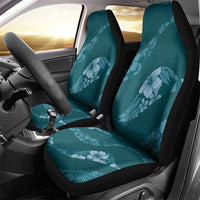 Aloha Hawaii Floral Tapa Car Seat Cover Patchwork Teal - Polynesian Pride
