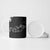 Aloha Hawaii Floral Tapa Ceramic Mug Patchwork Charcoal - Polynesian Pride