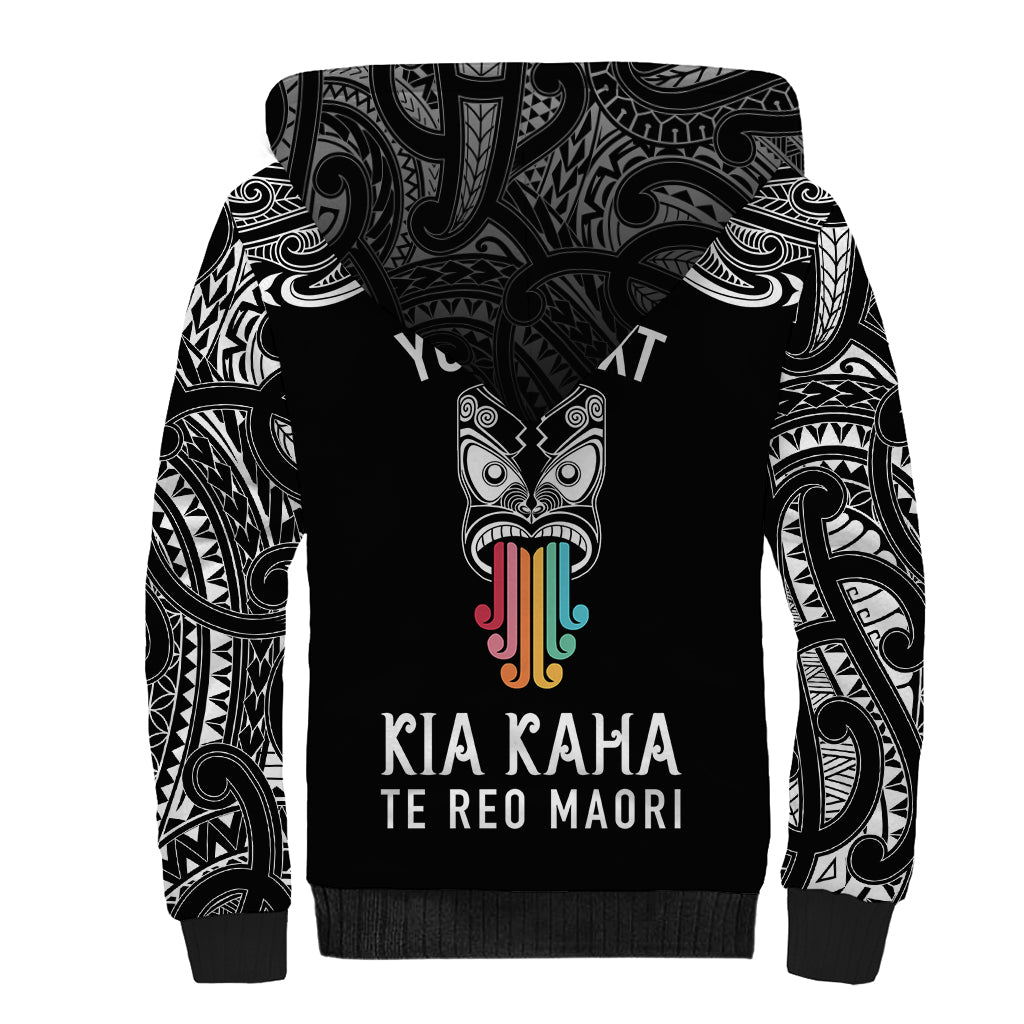 personalised-kia-kaha-te-reo-maori-sherpa-hoodie-hei-tiki-mix-koru-black