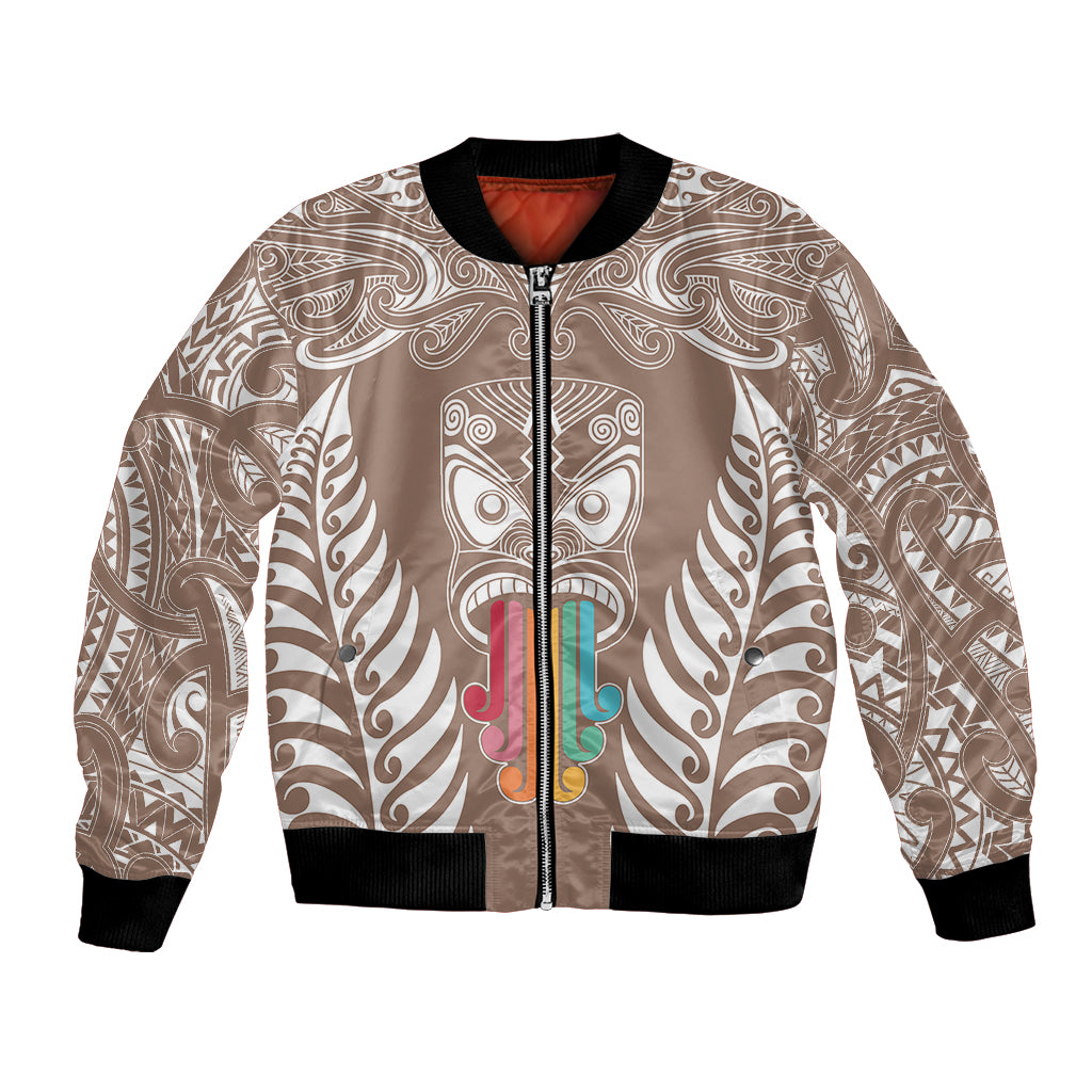 personalised-kia-kaha-te-reo-maori-bomber-jacket-hei-tiki-mix-koru-brown