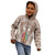 Personalised Kia Kaha Te Reo Maori Kid Hoodie Hei Tiki Mix Koru - Brown LT7 - Polynesian Pride