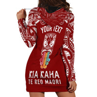 personalised-kia-kaha-te-reo-maori-hoodie-dress-hei-tiki-mix-koru-red