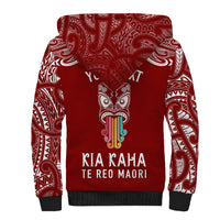 personalised-kia-kaha-te-reo-maori-sherpa-hoodie-hei-tiki-mix-koru-red