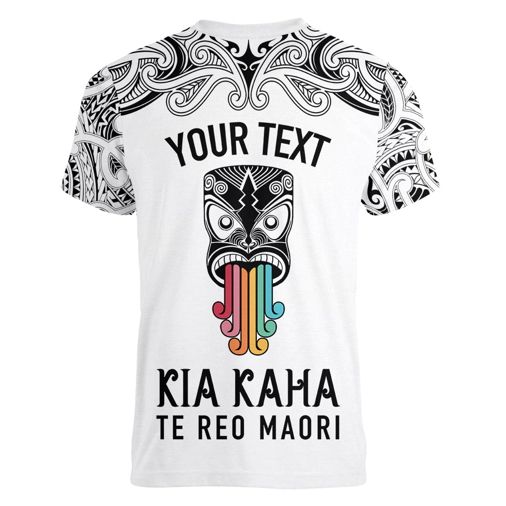 personalised-kia-kaha-te-reo-maori-women-v-neck-t-shirt-hei-tiki-mix-koru-white