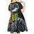 Outrigger Canoe Black Kid Short Sleeve Dress On The Waves
