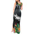 Outrigger Canoe Black Tank Maxi Dress On The Waves