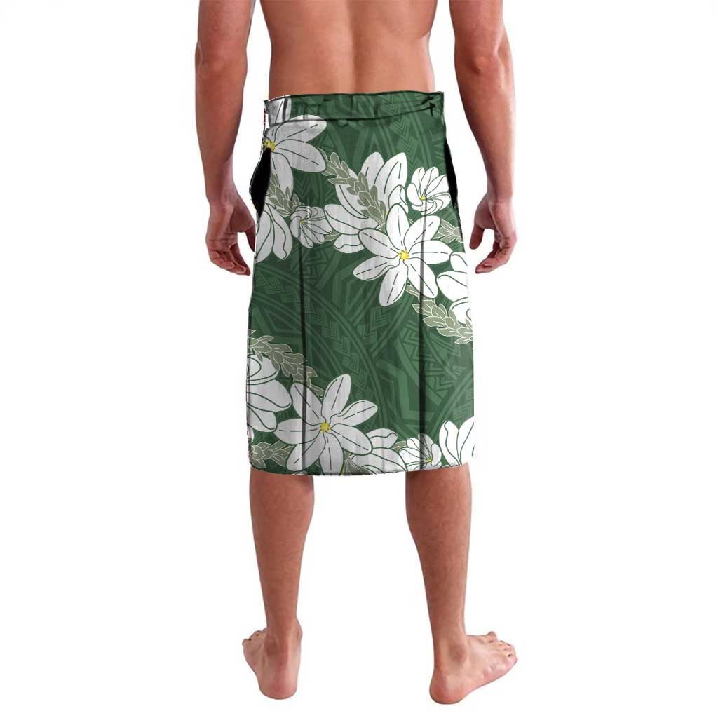 Ia Orana Tahiti Tiare Lavalava Sage Green Lei - Polynesian Pride
