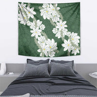Ia Orana Tahiti Tiare Tapestry Sage Green Lei LT7 - Polynesian Pride