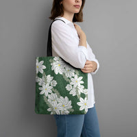 Ia Orana Tahiti Tiare Tote Bag Sage Green Lei - Polynesian Pride