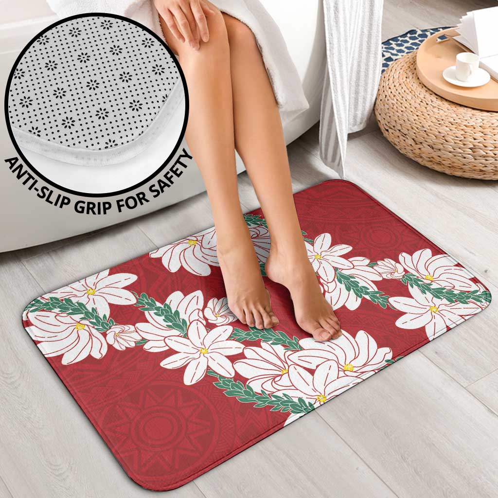 Ia Orana Tahiti Tiare Bathroom Set Crimson Lei - Polynesian Pride
