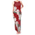 Ia Orana Tahiti Tiare Family Matching Tank Maxi Dress and Hawaiian Shirt Crimson Lei - Polynesian Pride
