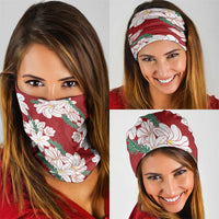 Ia Orana Tahiti Tiare Neck Gaiter Crimson Lei LT7 - Polynesian Pride