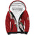 Ia Orana Tahiti Tiare Sherpa Hoodie Crimson Lei - Polynesian Pride
