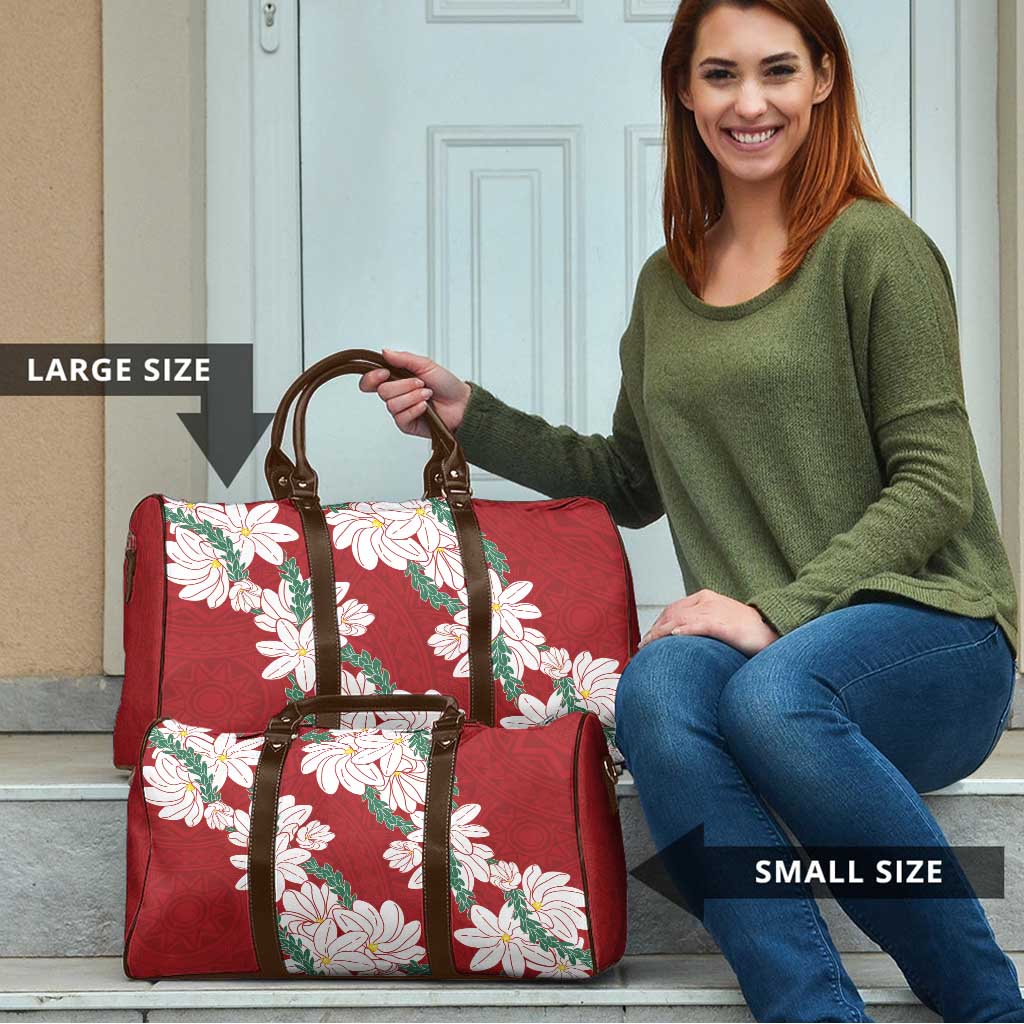 Ia Orana Tahiti Tiare Travel Bag Crimson Lei - Polynesian Pride