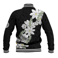 Ia Orana Tahiti Tiare Baseball Jacket Black Lei - Polynesian Pride