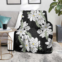 Ia Orana Tahiti Tiare Blanket Black Lei LT7 - Polynesian Pride