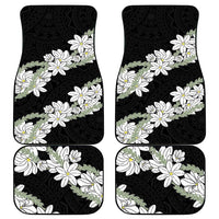 Ia Orana Tahiti Tiare Car Mats Black Lei LT7 - Polynesian Pride