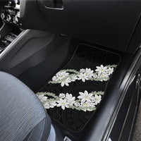 Ia Orana Tahiti Tiare Car Mats Black Lei LT7 - Polynesian Pride