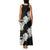 Ia Orana Tahiti Tiare Family Matching Tank Maxi Dress and Hawaiian Shirt Black Lei - Polynesian Pride