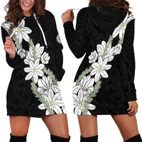 Ia Orana Tahiti Tiare Hoodie Dress Black Lei LT7 - Polynesian Pride