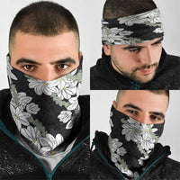 Ia Orana Tahiti Tiare Neck Gaiter Black Lei LT7 - Polynesian Pride