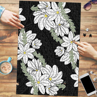 Ia Orana Tahiti Tiare Puzzle Black Lei - Polynesian Pride