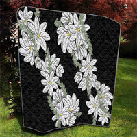 Ia Orana Tahiti Tiare Quilt Black Lei LT7 - Polynesian Pride