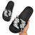 Ia Orana Tahiti Tiare Slide Sandals Black Lei - Polynesian Pride