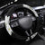 Ia Orana Tahiti Tiare Steering Wheel Cover Black Lei - Polynesian Pride