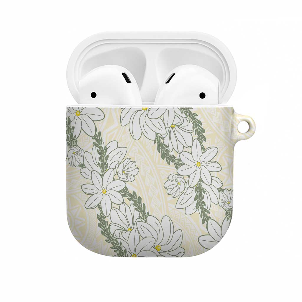 Ia Orana Tahiti Tiare AirPods Case Lemon Yellow Lei - Polynesian Pride