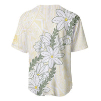 Ia Orana Tahiti Tiare Baseball Jersey Lemon Yellow Lei LT7 - Polynesian Pride