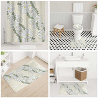 Ia Orana Tahiti Tiare Bathroom Set Lemon Yellow Lei - Polynesian Pride