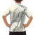 Ia Orana Tahiti Tiare Family Matching Short Sleeve Bodycon Dress and Hawaiian Shirt Lemon Yellow Lei - Polynesian Pride