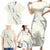 Ia Orana Tahiti Tiare Family Matching Short Sleeve Bodycon Dress and Hawaiian Shirt Lemon Yellow Lei - Polynesian Pride