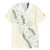 Ia Orana Tahiti Tiare Family Matching Short Sleeve Bodycon Dress and Hawaiian Shirt Lemon Yellow Lei - Polynesian Pride