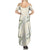 Ia Orana Tahiti Tiare Family Matching Summer Maxi Dress and Hawaiian Shirt Lemon Yellow Lei - Polynesian Pride