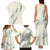 Ia Orana Tahiti Tiare Family Matching Tank Maxi Dress and Hawaiian Shirt Lemon Yellow Lei - Polynesian Pride