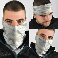 Ia Orana Tahiti Tiare Neck Gaiter Lemon Yellow Lei - Polynesian Pride