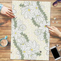 Ia Orana Tahiti Tiare Puzzle Lemon Yellow Lei - Polynesian Pride