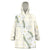 Ia Orana Tahiti Tiare Wearable Blanket Hoodie Lemon Yellow Lei - Polynesian Pride